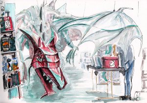 Jubilee Library dragon