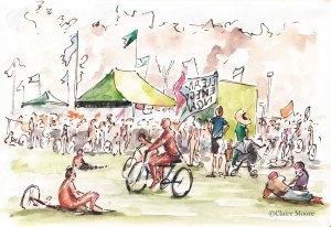 Naked Bike ride Level