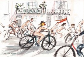 If you are feeling shy... wear a mask!